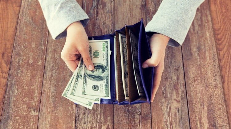 Wallet With Cash