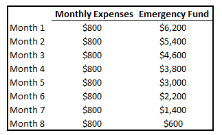 monthly expenses with debt