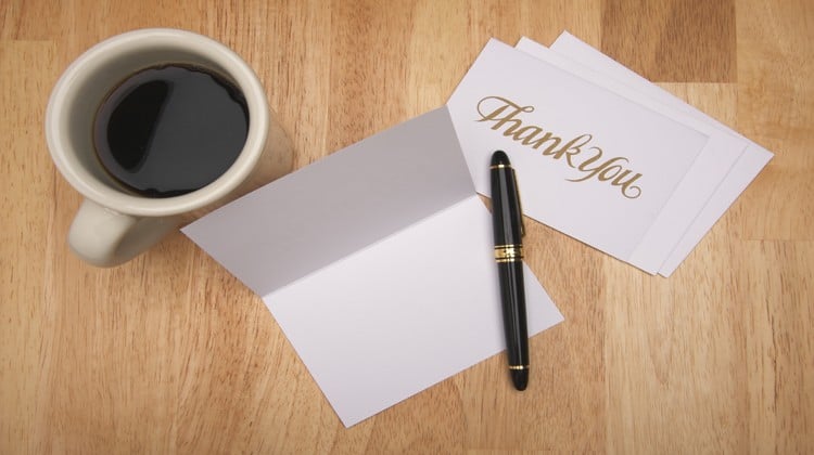 thank you note