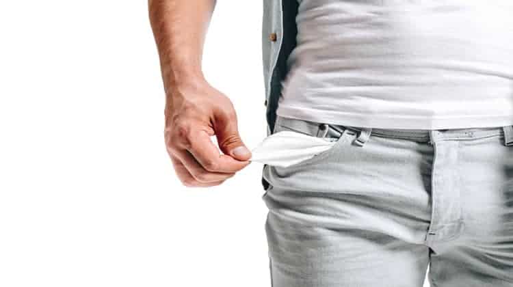empty pockets