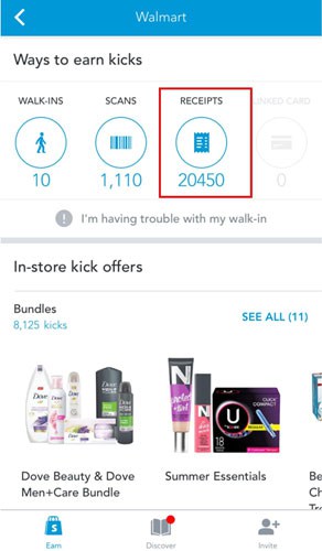 Shopkick Receipts