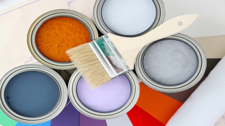 paint cans
